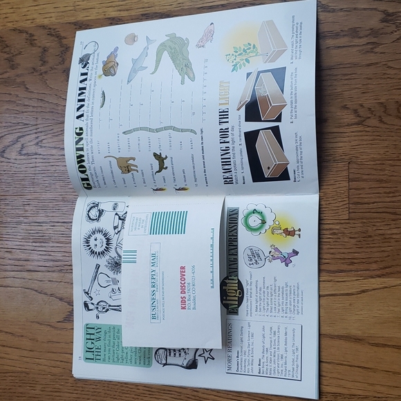 Vintage 90s Kids Discover Magazine Light Volume 3 Issue 8 October 1993 - Picture 10 of 11